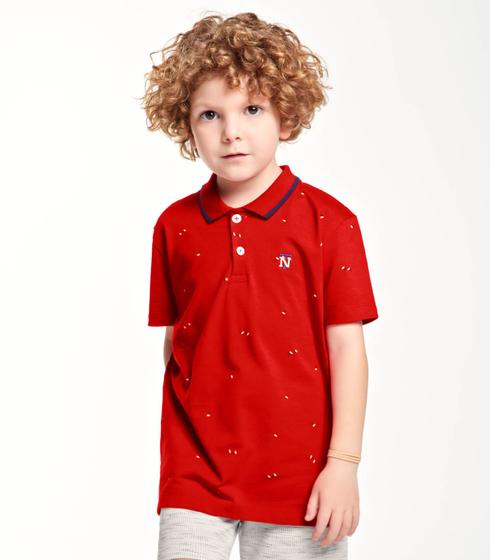 Imagem de Camisa Polo Infantil Trick Nick Vermelho