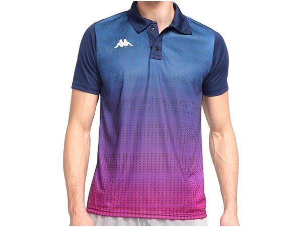 Camisa Polo Kappa Donatello Manga Curta Marinho Menor preço em Camisa Polo Kappa Donatello Manga Curta Marinho