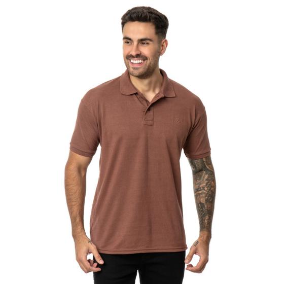 Imagem de Camisa Polo Masculina Algodão Piquet 