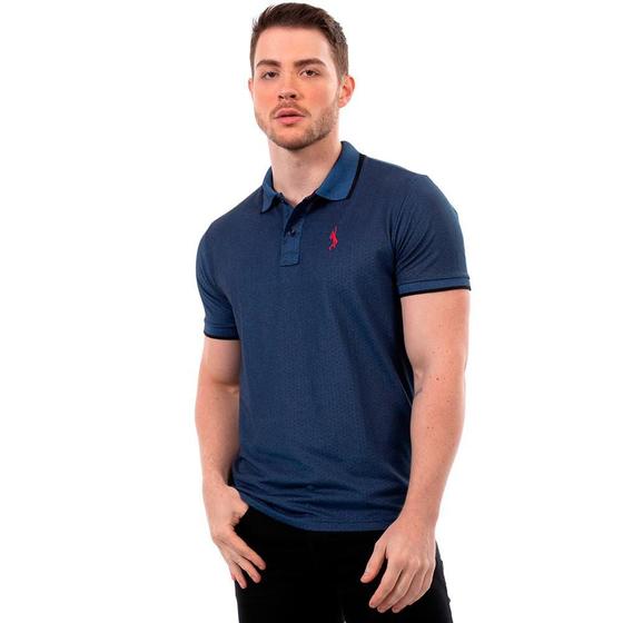 Imagem de Camisa Polo Masculina Básica Piquet Algodão Confortável