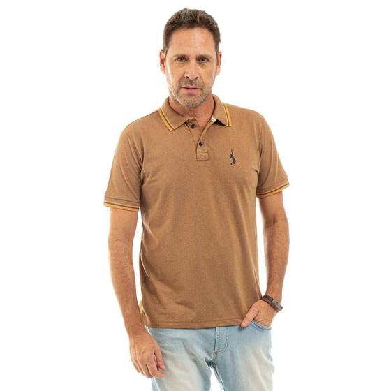 Imagem de Camisa Polo Masculina Básica Piquet Algodão Confortável