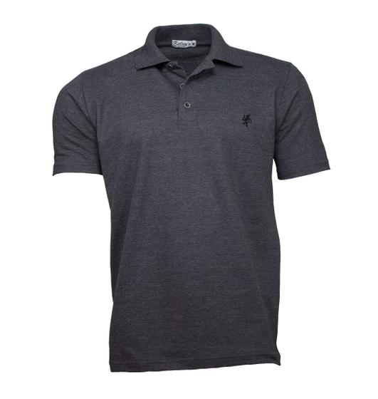 Imagem de Camisa Polo Masculina Cinza Escuro