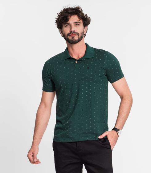 Imagem de Camisa Polo Masculina Em Cotton Diametro Verde