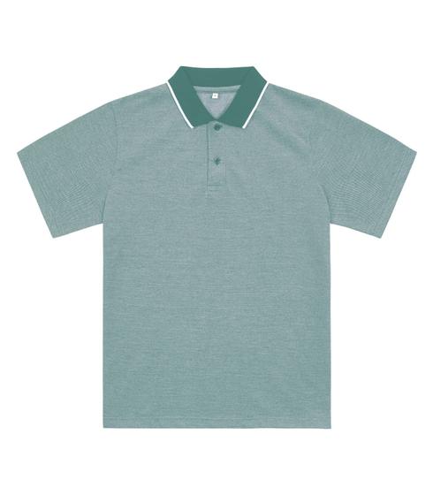 Imagem de Camisa Polo Masculina Em Piquet Diametro Verde