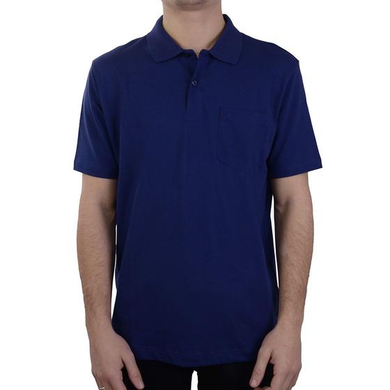 Imagem de Camisa Polo Masculina Highstil Classic Fit Marinho - HS5002