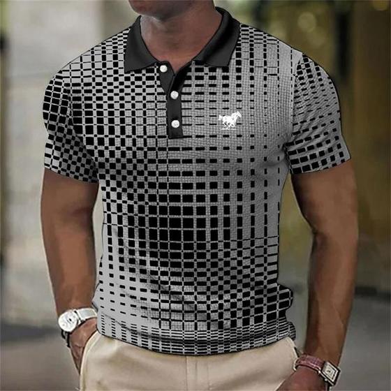 Imagem de Camisa Polo Masculina Manga Curta - Moda Casual de Verão