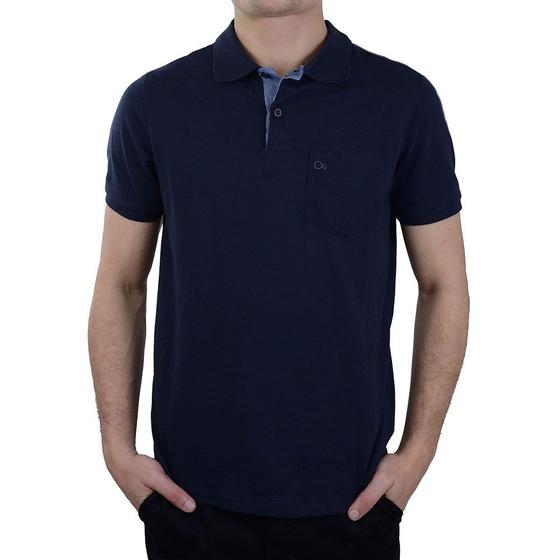 Imagem de Camisa Polo Masculina MC Ogochi Essencial Slim Azul - 0070