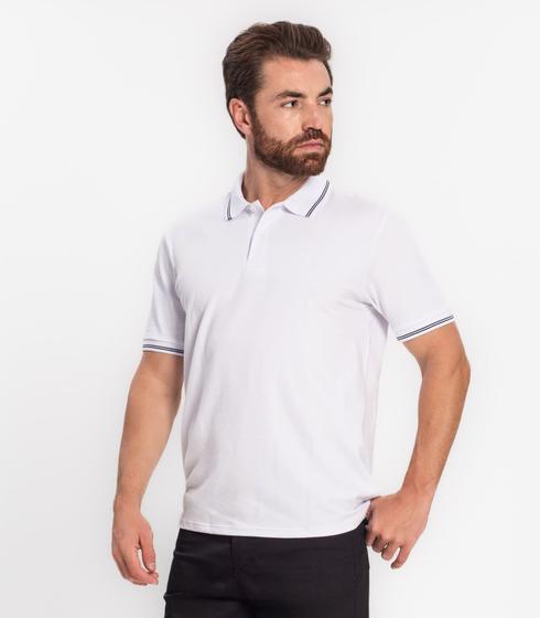 Camisa Polo Masculina Ogochi Branco Menor preço em Camisa Polo Masculina Ogochi Branco