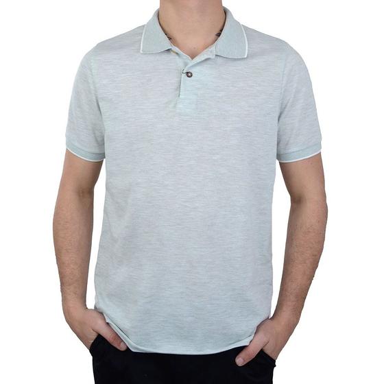 Imagem de Camisa Polo Masculina Ogochi Concept Slim Azul Claro - 00752