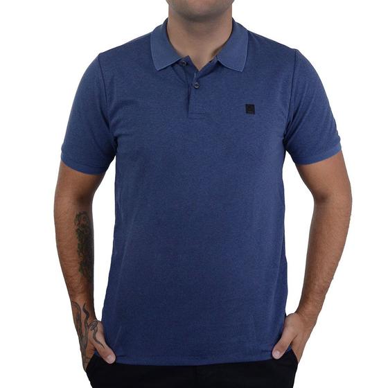 Imagem de Camisa Polo Masculina Ogochi MC Casual Slim Azul - 0075