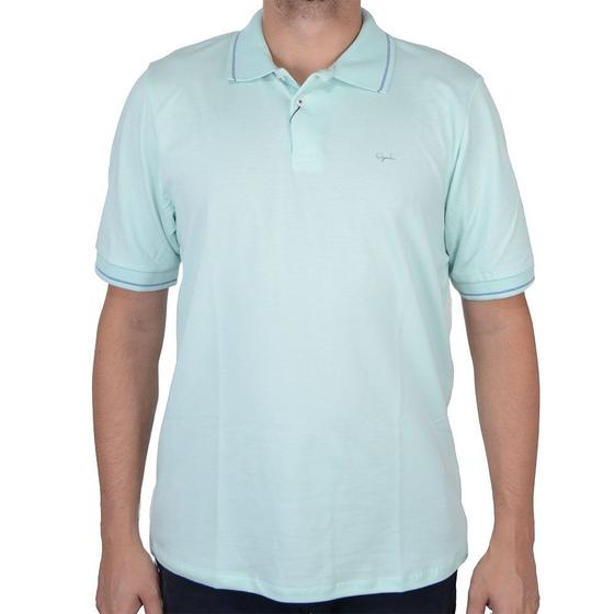 Imagem de Camisa Polo Masculina Ogochi MC Casual Slim Verde - 00749401