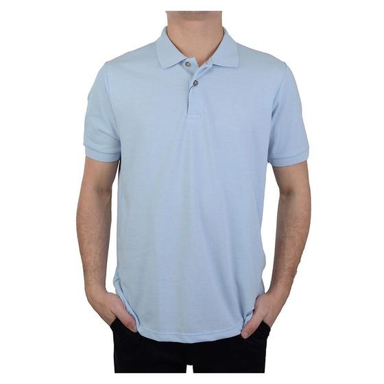 Imagem de Camisa Polo Masculina Ogochi Slim Essencial Azul Claro - 007