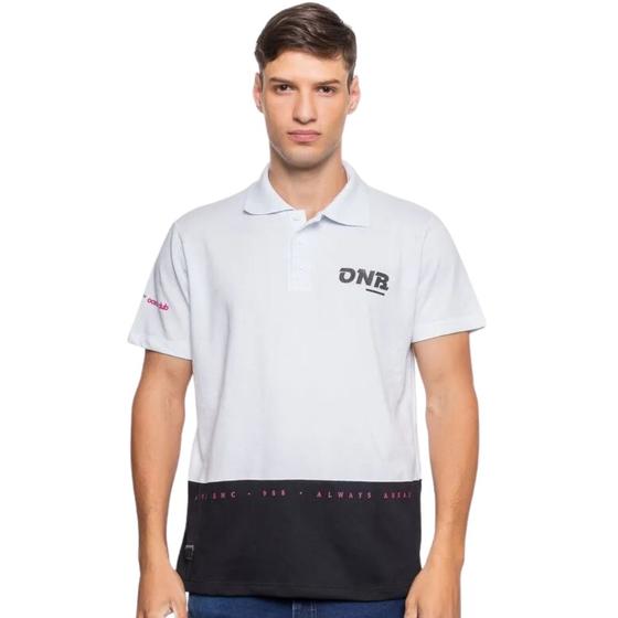 Imagem de Camisa Polo Masculina Onbongo Piquet Especial Branca ON313 Branco