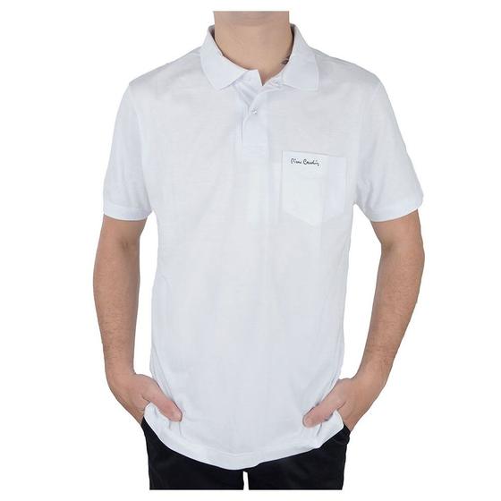 Imagem de Camisa Polo Masculina Pierre Cardin Branca - 70202