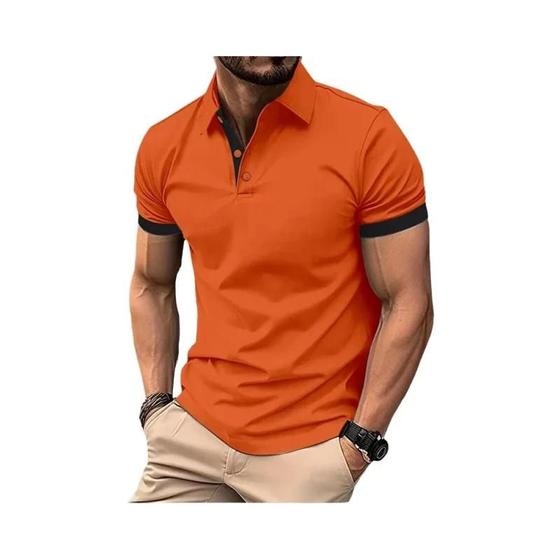 Imagem de Camisa Polo Masculina Plus Size - Leve, Respirável e Ideal para o Verão