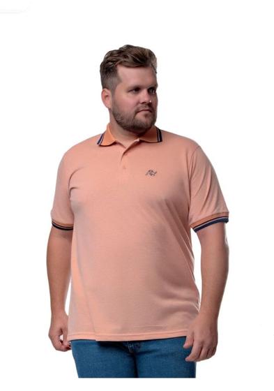 Imagem de Camisa Polo Masculina Plus Size Sem Bolso You Size