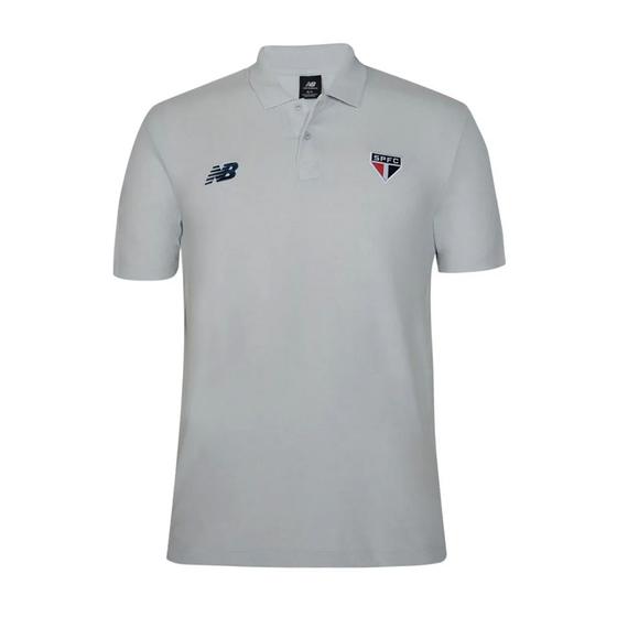 Imagem de Camisa Polo New Balance São Paulo 2024 Viagem Cinza Masculino