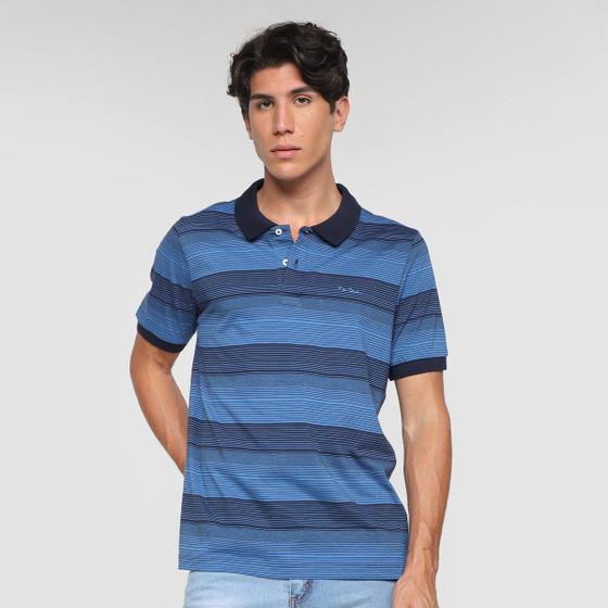 Imagem de Camisa Polo Pierre Cardin Listrada Masculina