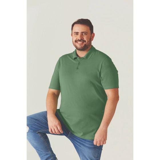 Imagem de Camisa Polo Piquet Malwee Masculina Plus Size Ref. 87851