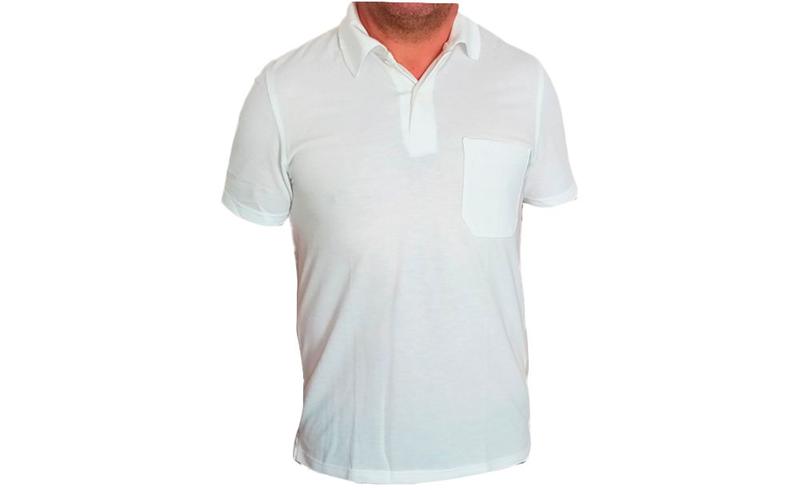 Imagem de Camisa Polo Piquet Masculina Básica Branca