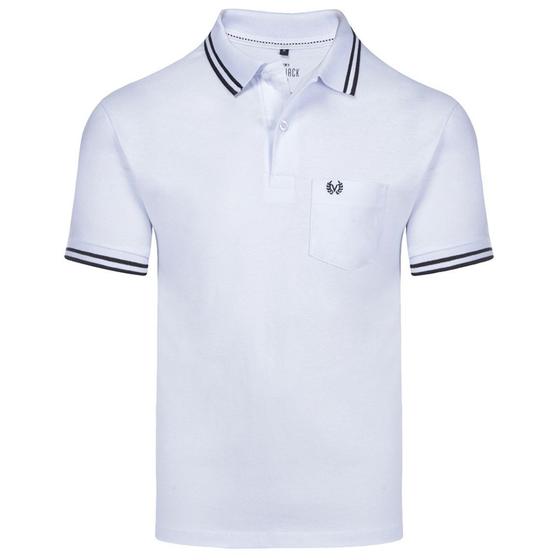 Imagem de Camisa Polo Plus Masc. Meia Malha C/ Bolso Vilejack VMPG0110