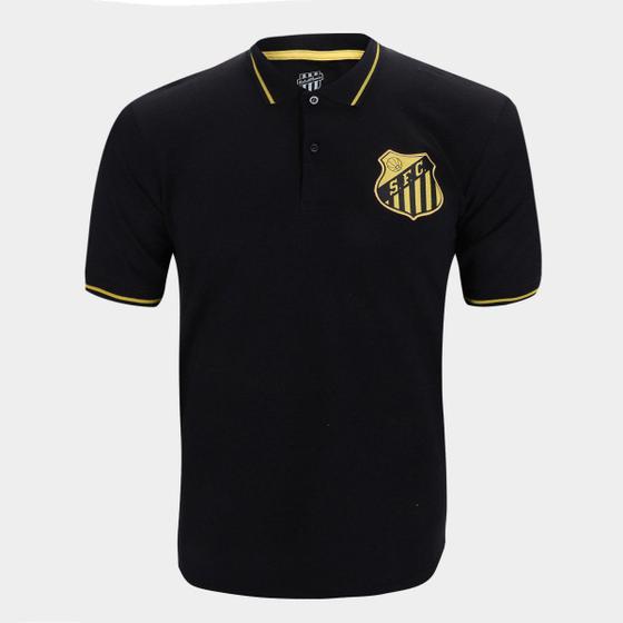 Imagem de Camisa Polo Santos RetrôMania Ouro Vintage Masculina