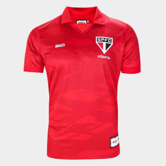 Imagem de Camisa Polo São Paulo E-Sports Jogo Masculina