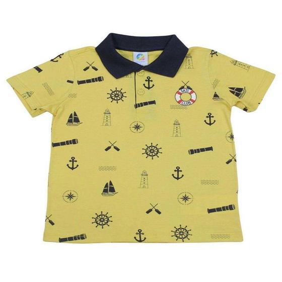 Imagem de camisa polo tematica infantil masculina várias cores 2 a 6 anos