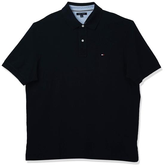 Imagem de Camisa polo Tommy Hilfiger Big-Tall Ivy para homens Classic Navy