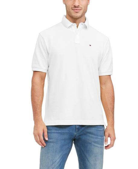 Imagem de Camisa Polo Tommy Hilfiger Classic Fit Branca - Tamanho 3XG