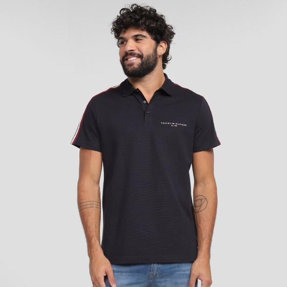 Imagem de Camisa Polo Tommy Hilfiger Faixa Masculina