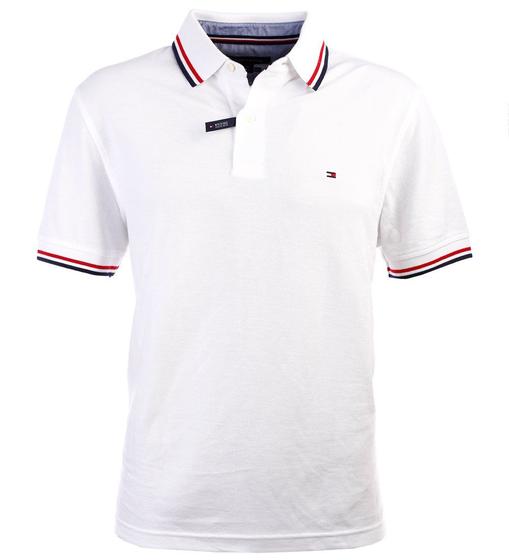 Imagem de Camisa Polo Tommy Hilfiger Performance Pique - Gola Listrada
