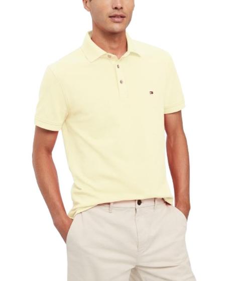 Imagem de Camisa polo Tommy Hilfiger Slim Fit com elasticidade para homens