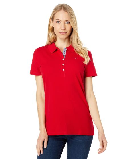 Imagem de Camisa polo Tommy Hilfiger Solid de manga curta Scarlet SM