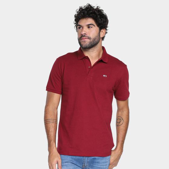 Imagem de Camisa Polo Tommy Jeans Original Fine Piquet Slim Masculina