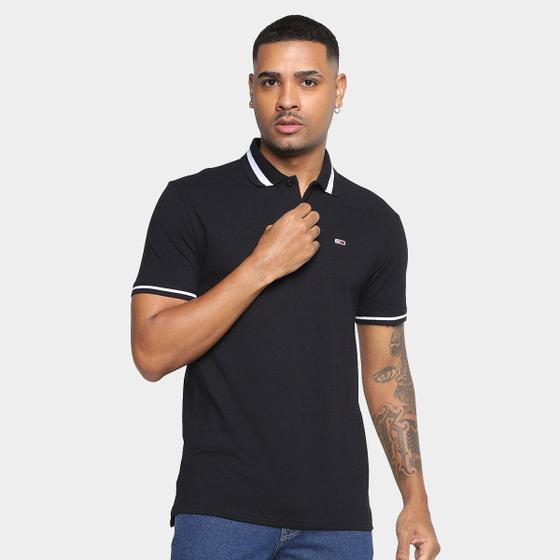 Imagem de Camisa Polo Tommy Jeans Tipped Stretch Masculina
