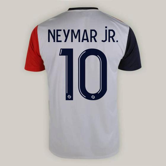 Imagem de Camisa PSG 10 Neymar Jr Infantil Branca