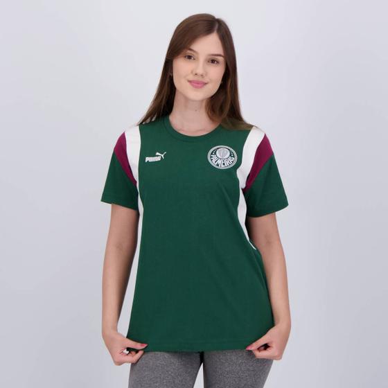 Imagem de Camisa Puma Palmeiras FTBL Archive Feminina Verde