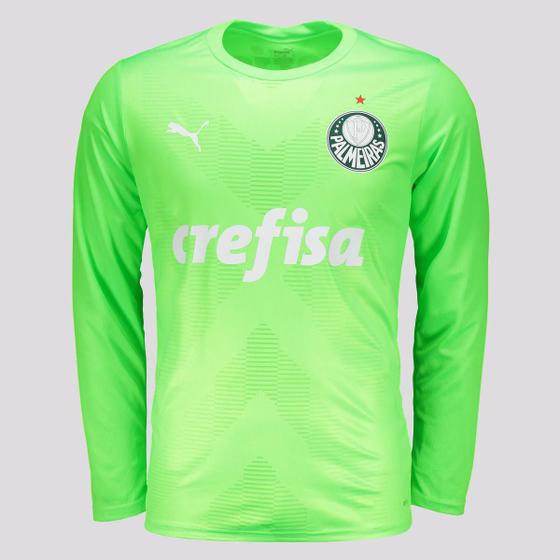 Imagem de Camisa Puma Palmeiras Goleiro II 2023 Manga Longa