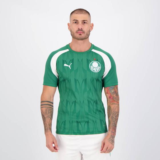 Imagem de Camisa Puma Palmeiras Pré Jogo 2024 Verde