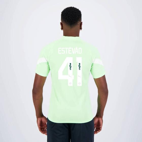 Imagem de Camisa Puma Palmeiras Treino 2023 Verde 41 Estevão