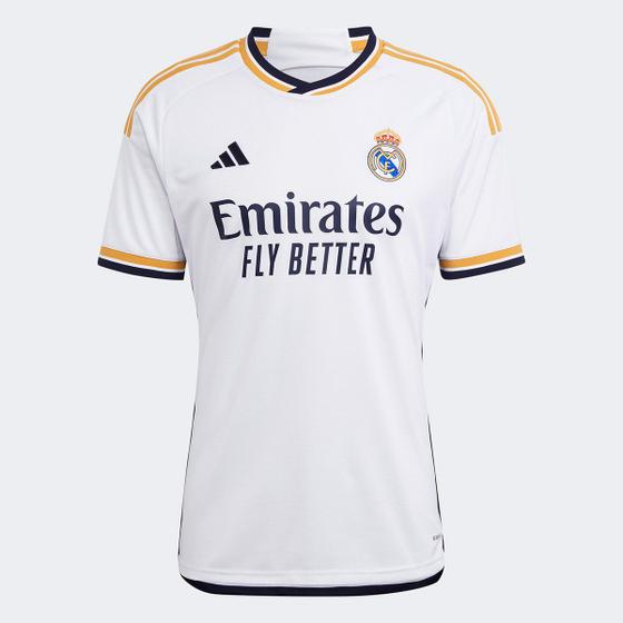 Imagem de Camisa Real Madrid Home 23/24 s/n Torcedor Adidas Masculina