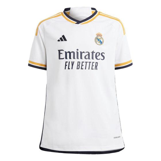 Imagem de Camisa Real Madrid Infantil Home 23/24 s/n Torcedor Adidas