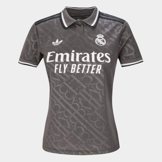 Imagem de Camisa Real Madrid Third 24/25 s/n Torcedor Adidas Feminina