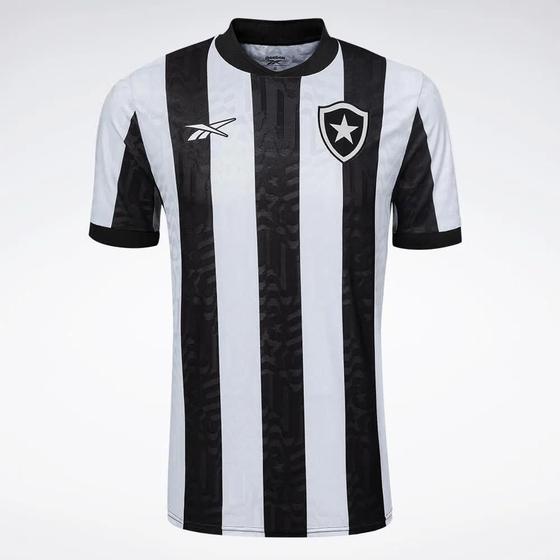 Imagem de Camisa Reebok Botafogo 23/24 Home Oficial - Preto e Branco