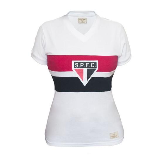 Camisa Retrô Feminina São Paulo 1980 Menor preço em Camisa Retrô Feminina São Paulo 1980