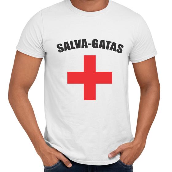 Imagem de Camisa Salva-Gatas Paquera Engraçada