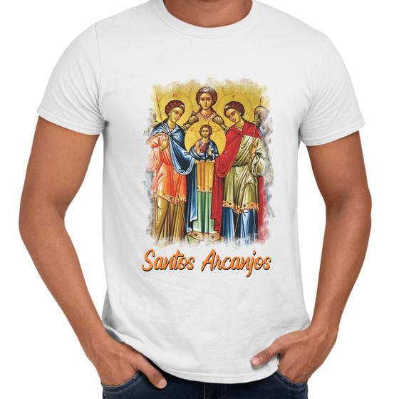 Imagem de Camisa Santos Arcanjos Religiosa Igreja