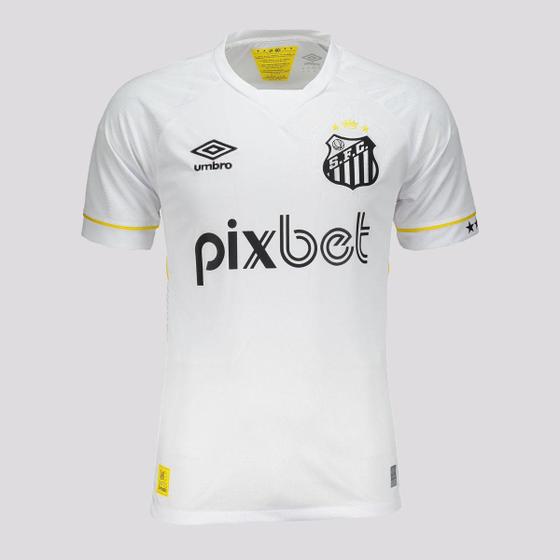 Camisa Santos I 23/24 s/n Torcedor Umbro Masculina Menor preço em Camisa Santos I 23/24 s/n Torcedor Umbro Masculina