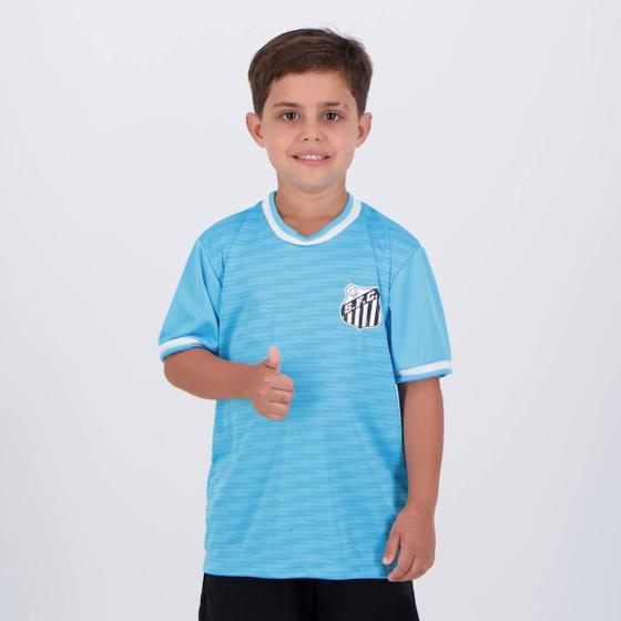 Imagem de Camisa Santos Lark Infantil Azul